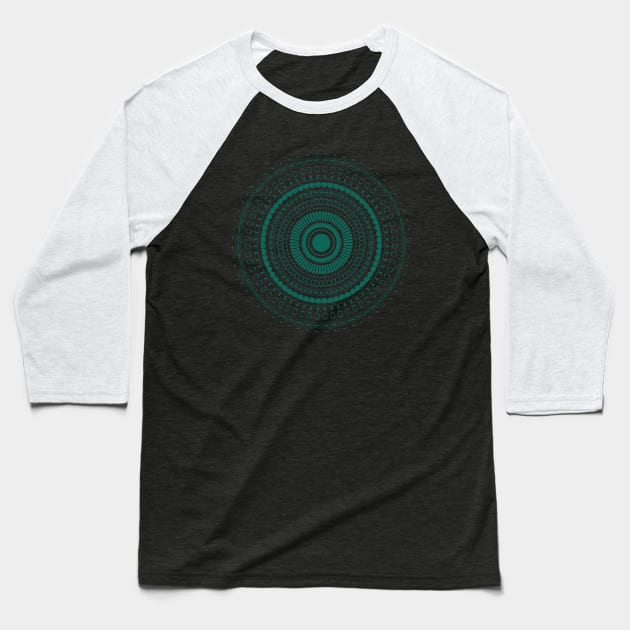 Circular ornament Baseball T-Shirt by Tuye Project